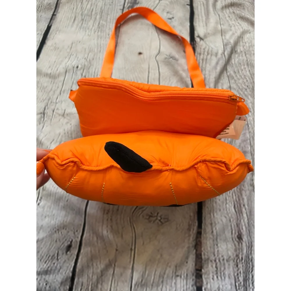 Kids Pumpkin Crossbody Bag - Orange Halloween Shoulder Bag